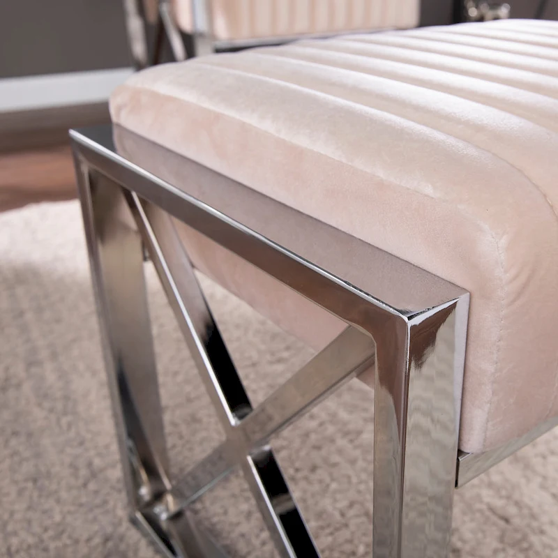 SEI Furniture Brent Fabric Ottoman