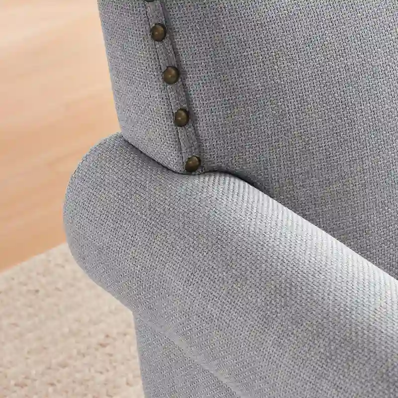 HUIMO Fabric Arm Chair and Loveseat Set