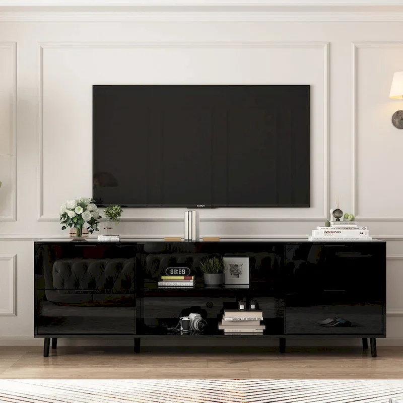 Electric Fireplace TV Stand Entertainment Center with Remote Control