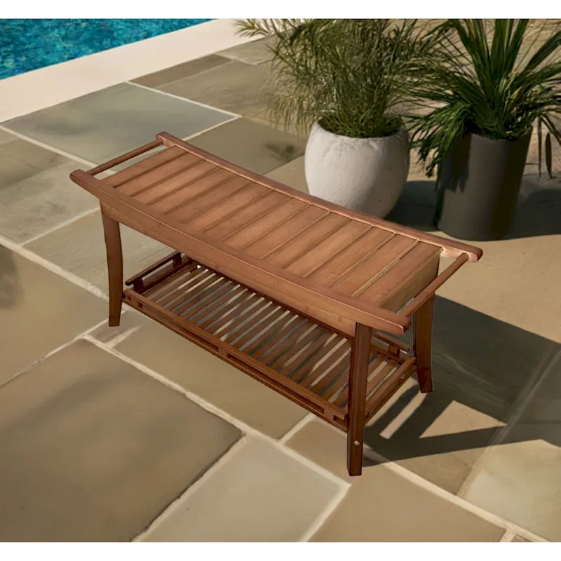 Solid Bamboo Premier 39 Spa Bench