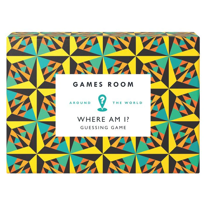 Games Room Where Am I? Guessing Game Multi-Coloured 12.5x5.5x9cm