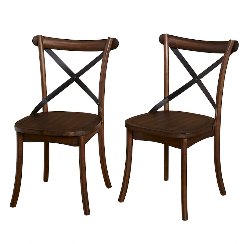 Simple Living Constance X-Back Dining Chairs (Set of 2)