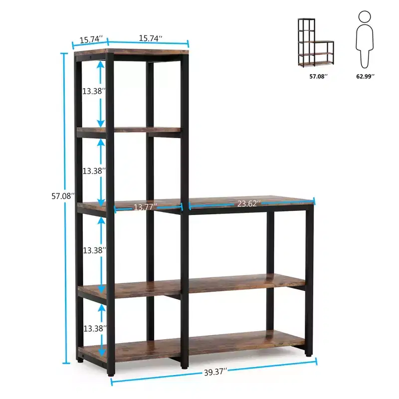 Tribesigns 5-Tier Bookshelf
