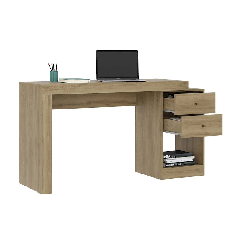 Modern Designs Expandable 47 to 61 Inches Long Home Office Desk
