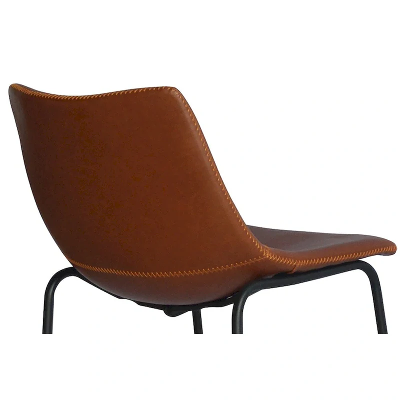 Best Quality Furniture Faux Leather Bar Stool (Set of 2)