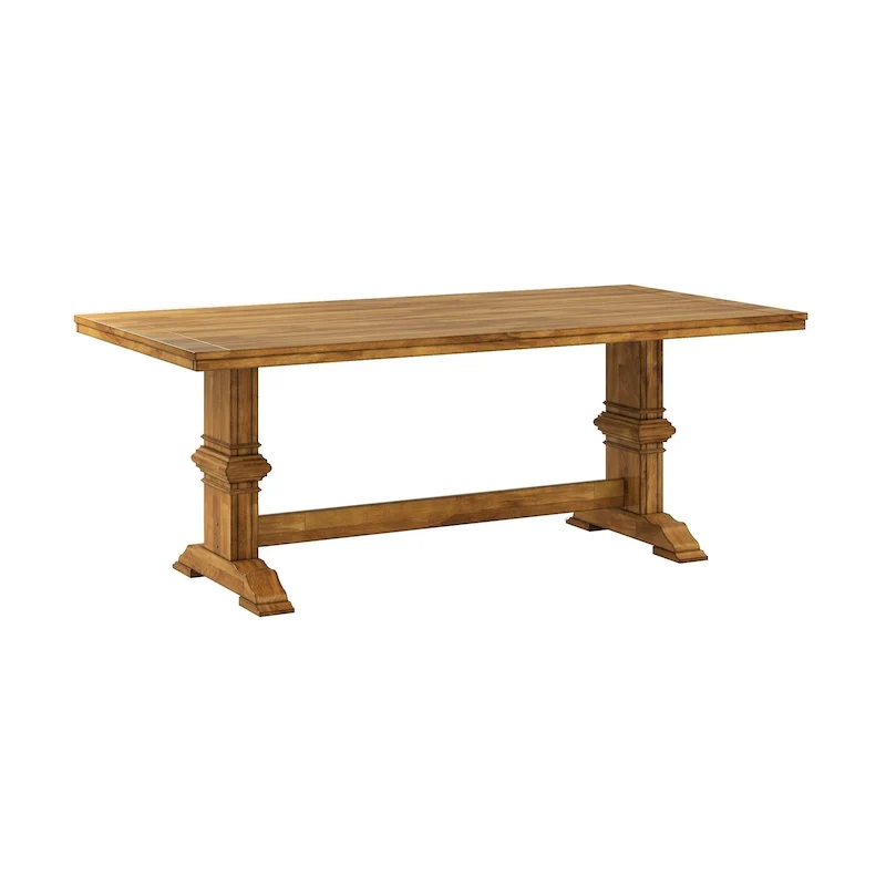 Eleanor Two-tone Solid Wood Top Dining Table