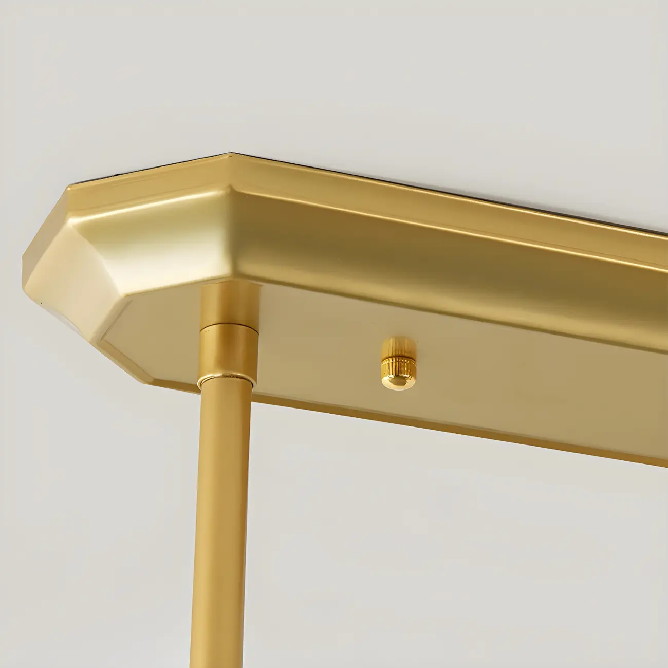 Luxury Crystal Gold Rectangle Island Pendant Light