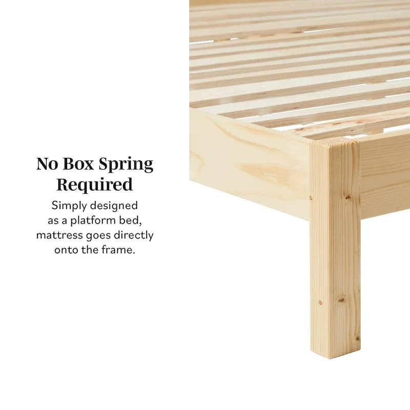 Middlebrook Designs Boho Solid Wood Rattan Headboard King Bedframe