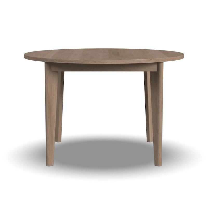 Brentwood Brown Wood Round Dining Table - N/A