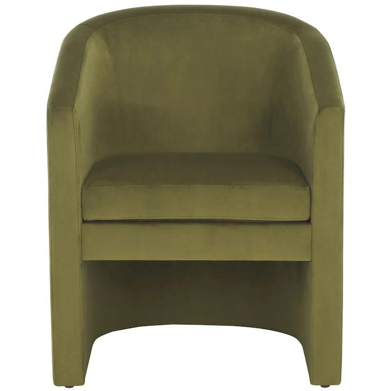 SAFAVIEH Theodosia Barrel Back Accent Chair (Fully Assembled) - W24 x D24 x H30 - 24Wx24Dx30H