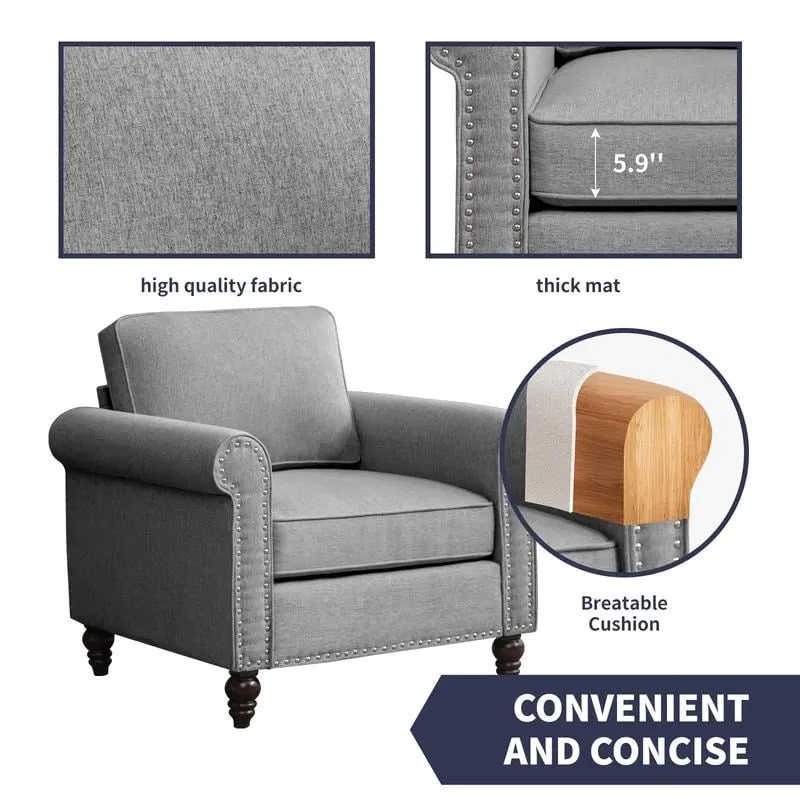 Mixoy Modern Sleeper Sofa,DIY Combination Sectional Single Couch