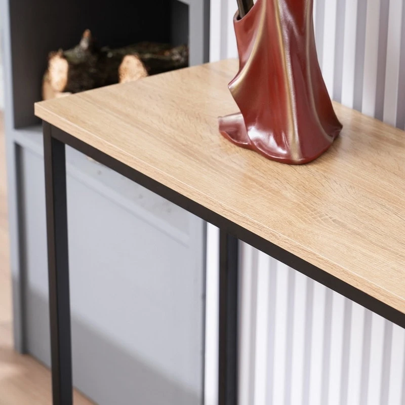 Industrial Metal/ MDF Modern Console/ Sofa Table