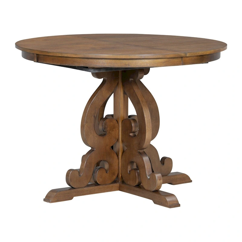 5-Piece Retro Functional Dining Set 1 Extendable Table