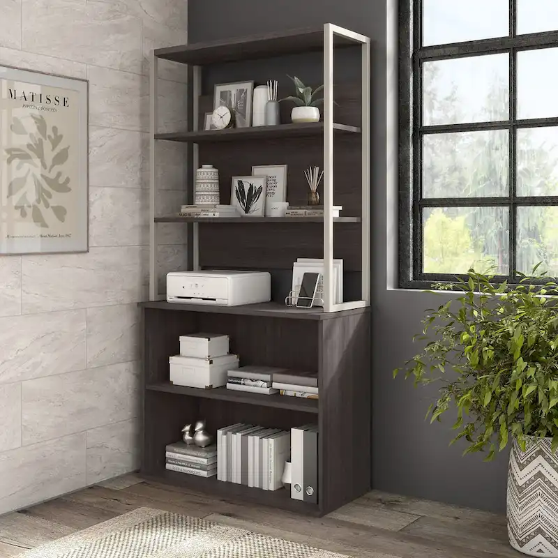 Hybrid 36W Bookcase Hutch by Bush Business Furniture