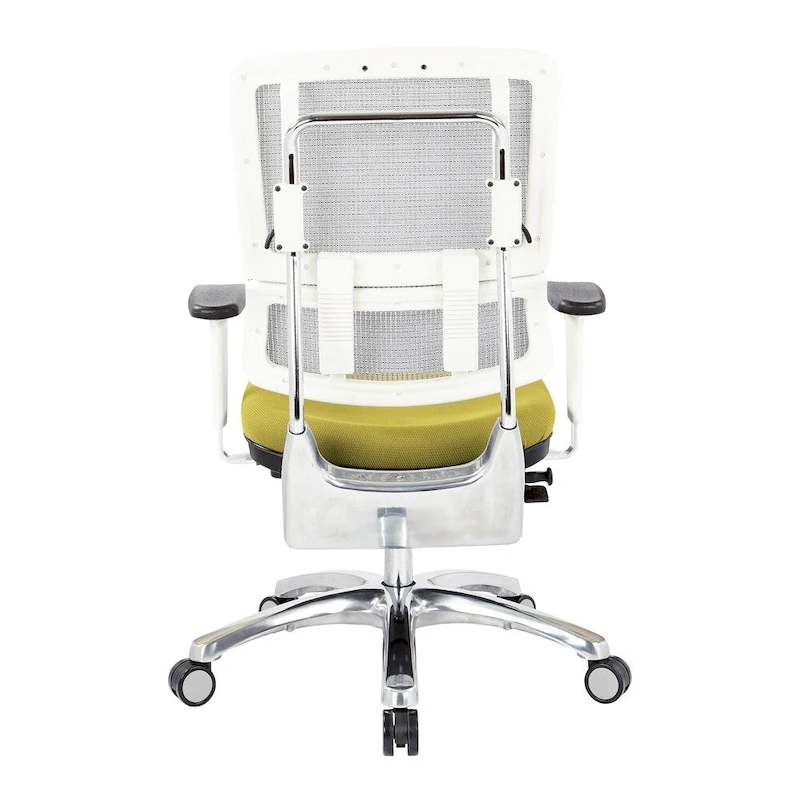 Breathable Mesh Chair with Custom Fabric Seat