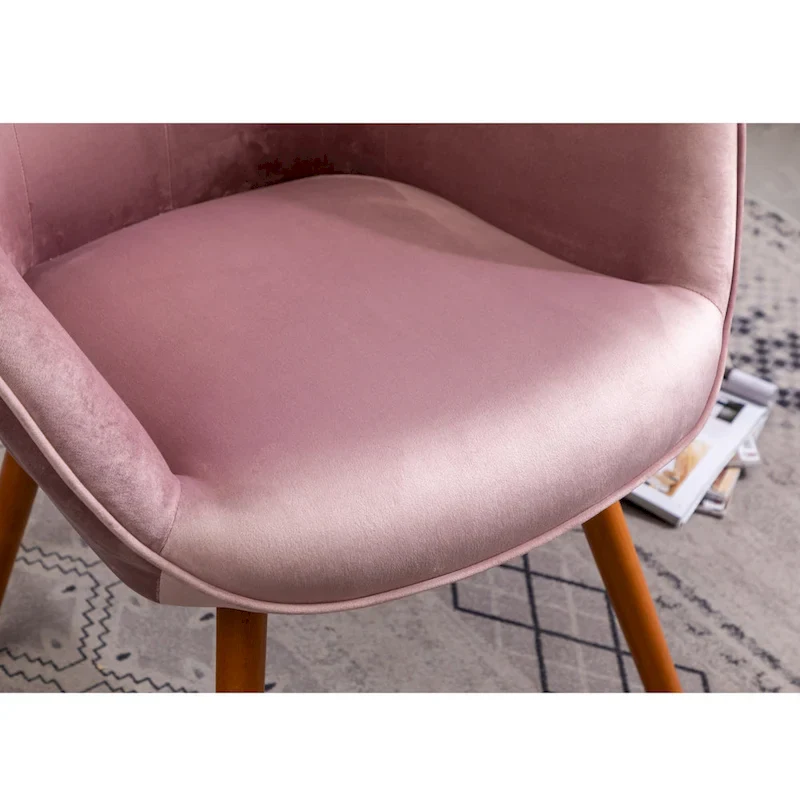 Carson Carrington Arvika Button-tufted High-back Velvet Accent Chair