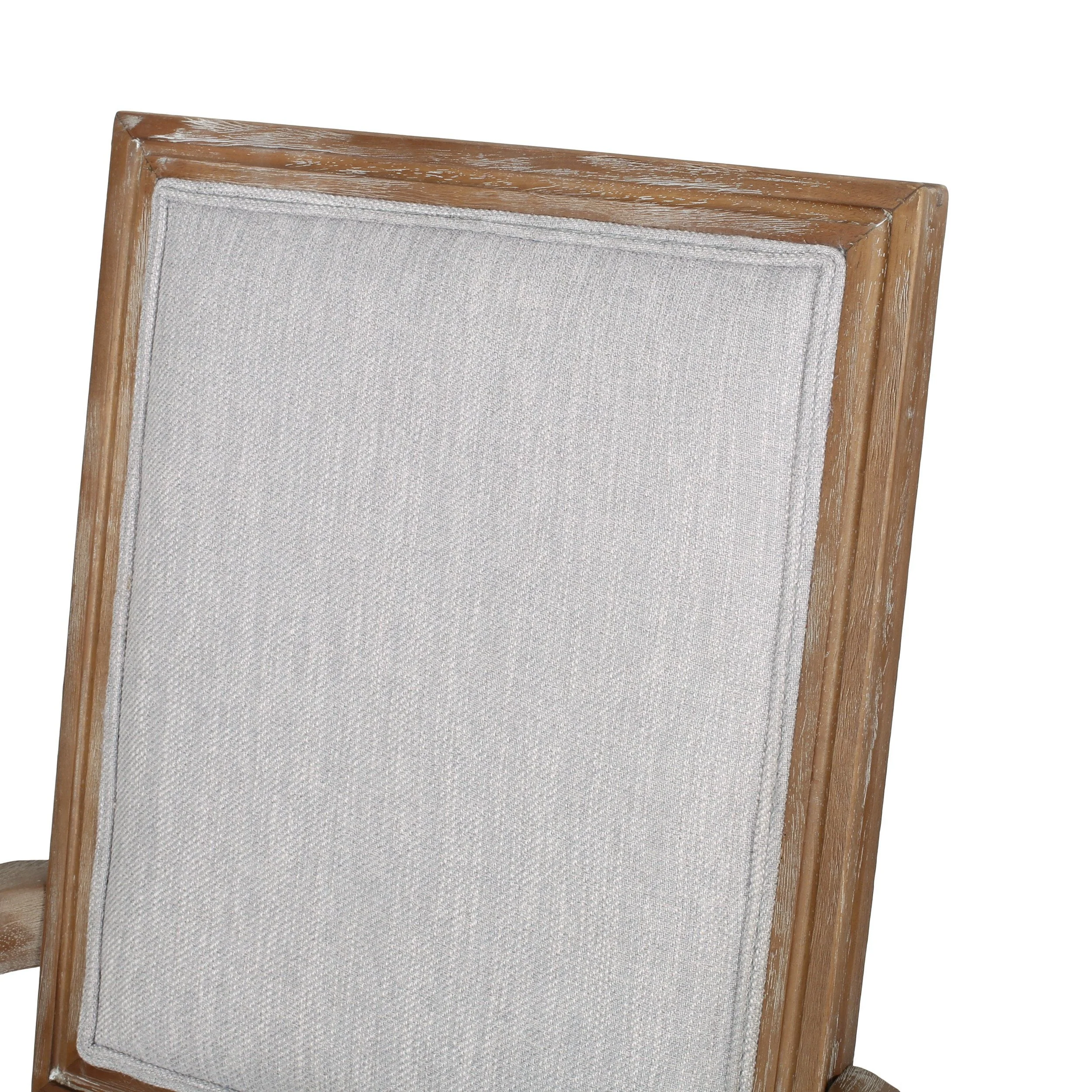 French Country Wood Upholstered Dining Chair - NH511513