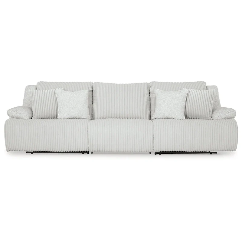 Signature Design by Ashley Top Tier 3-Piece Reclining Sectional Sofa - 128W x 40D x 41H