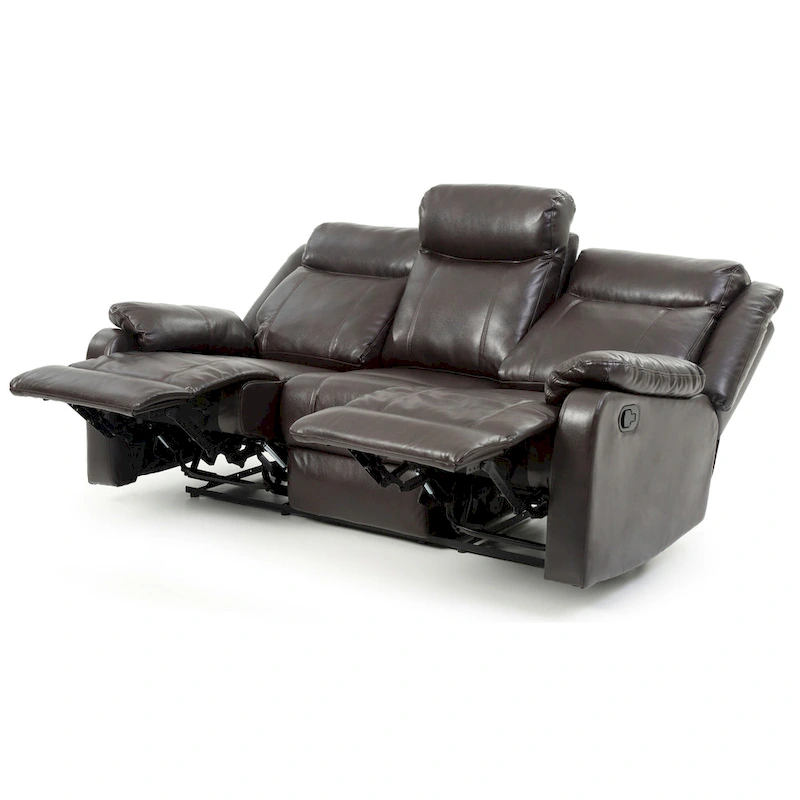 Ward Faux Leather Double Reclining Sofa