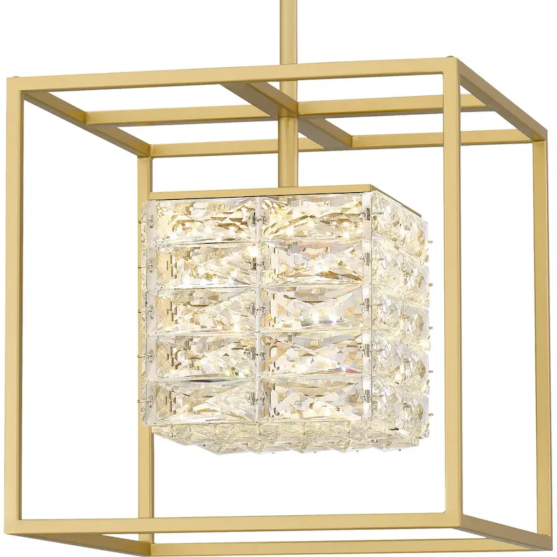 Dazzle Integrated LED Soft Gold Pendant - Soft Gold