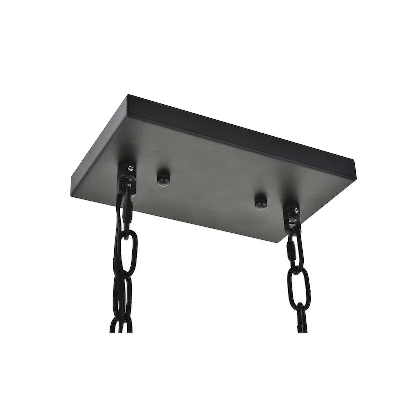 Resolute 3 light black Pendant