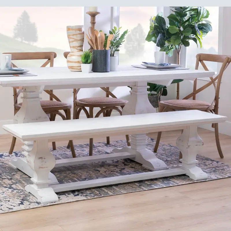 Solid Wood Dining Bench