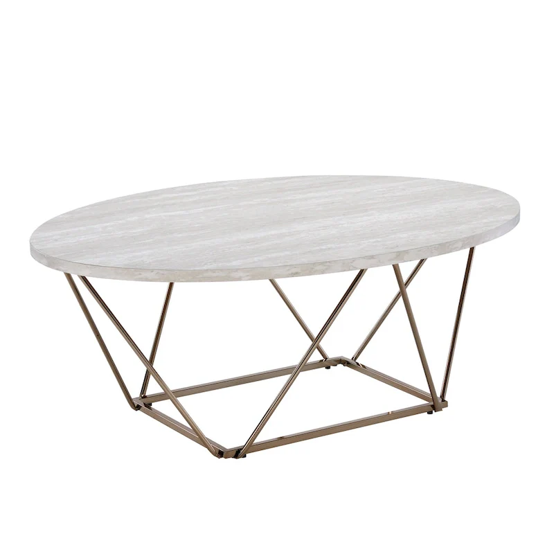 Steve Silver Ravine Marble Top Coffee Table