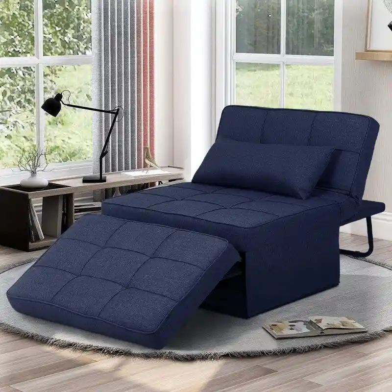4-1 Adjustable Sleeper Sofa Chair with Ottoman, Sofa Bed ,Couch Bed