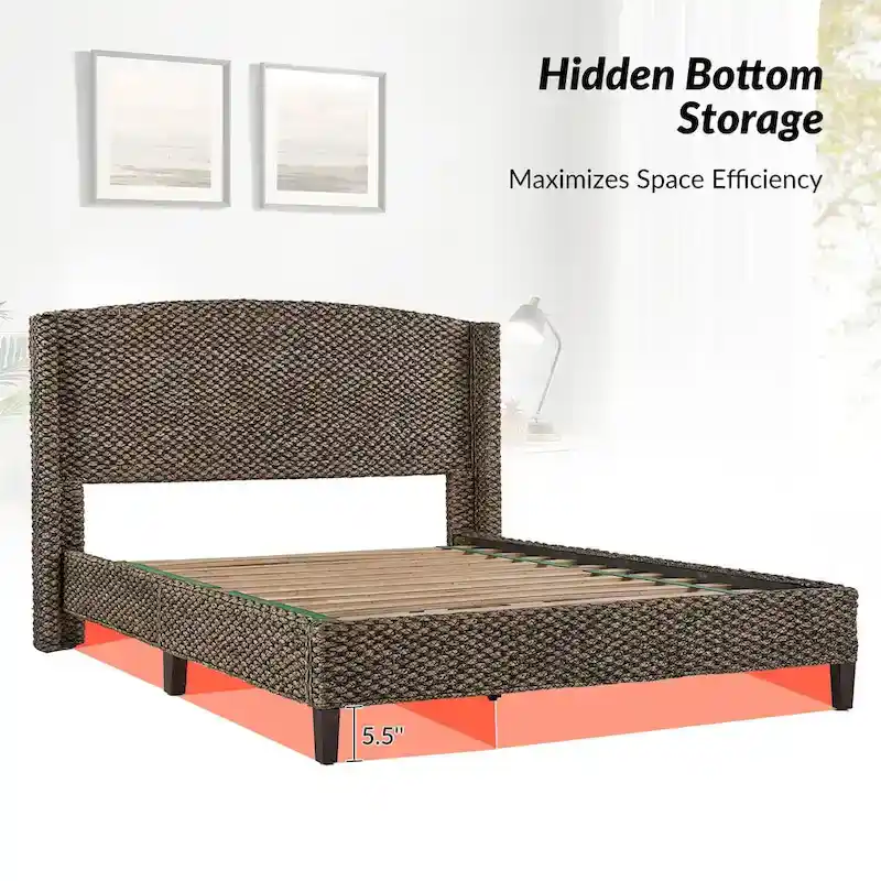 Ludwig Traditional Standard Bed with Wingback Design by HULALA HOME