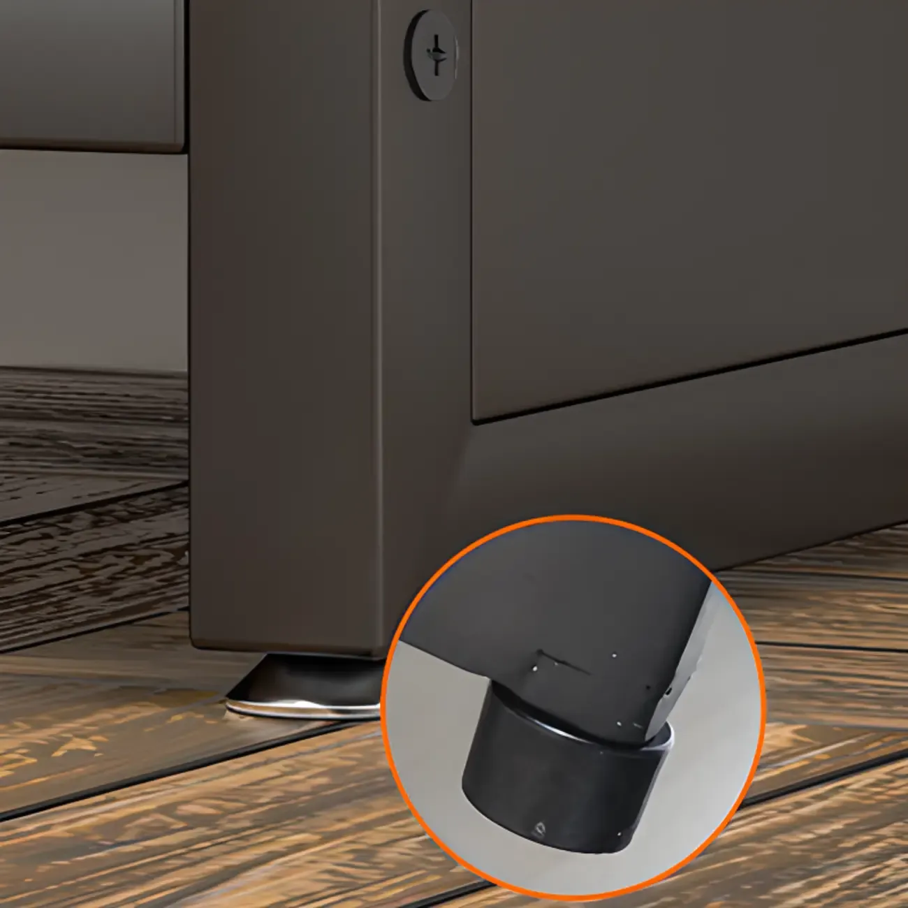 Black Metal 6-Tier Open Back Vertical Bookcase