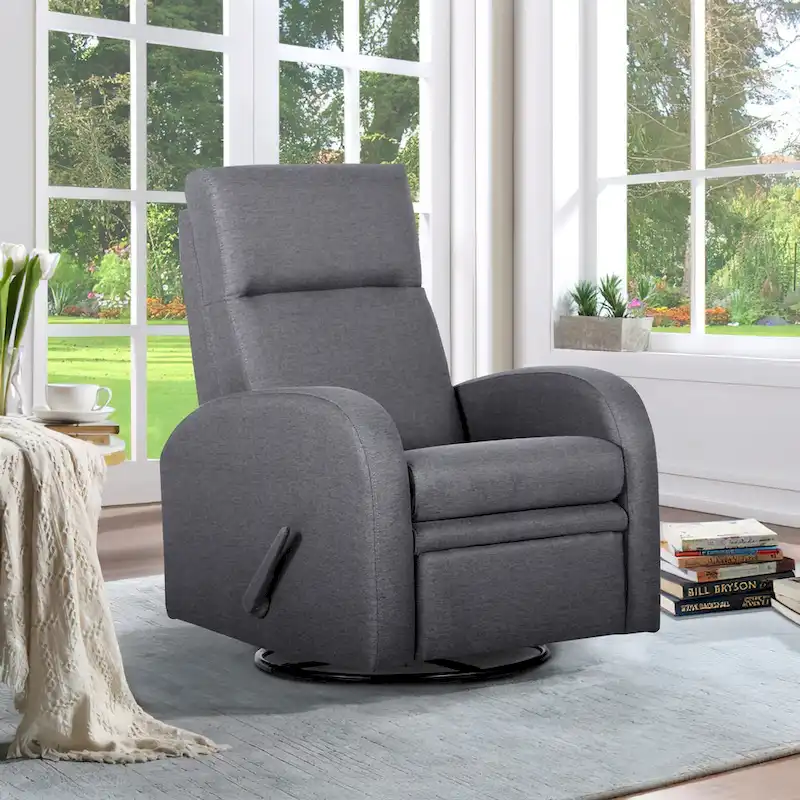 Manual Glider Recliner Rocker Swivel Chair