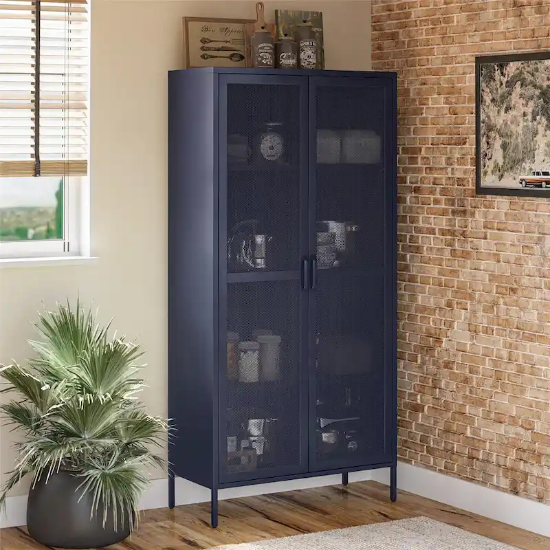 Tall 2 Door Metal Storage Cabinet