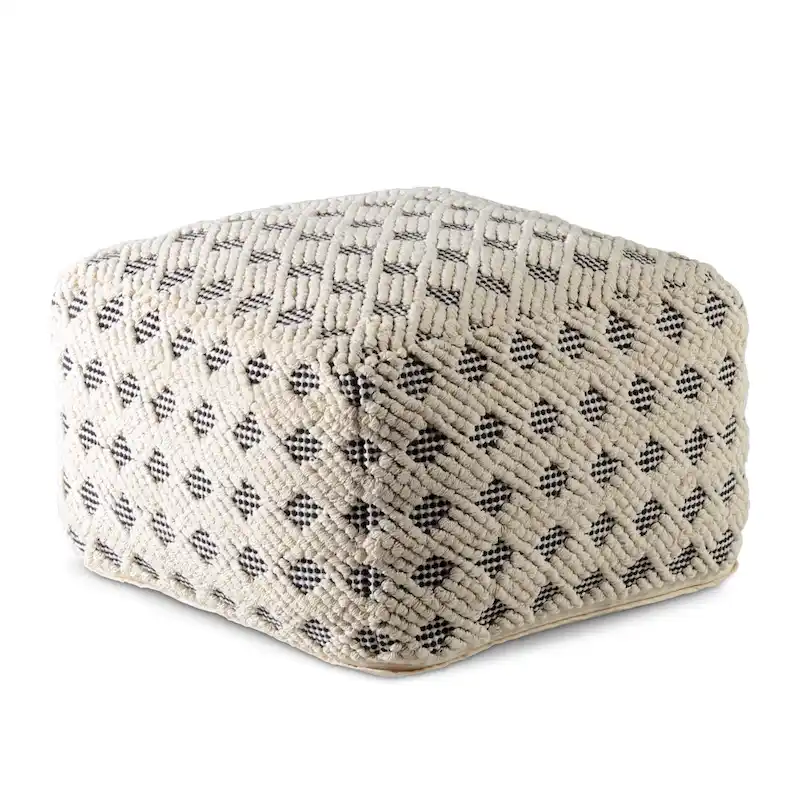 Steve Silver Kembel Pouf Ottoman