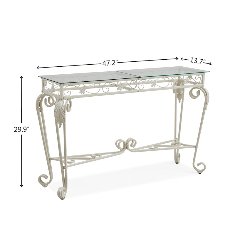 Console Tables for Entryway, Sturdy Hallway Table with Storage