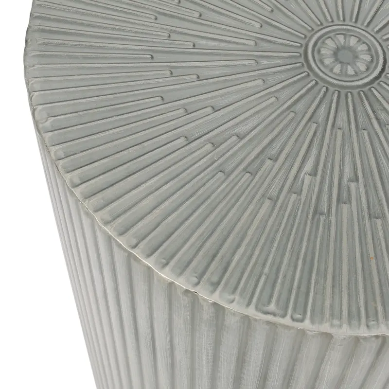 Langseth Iron Sunburst Side Tables (Set of 2) by Christopher Knight Home