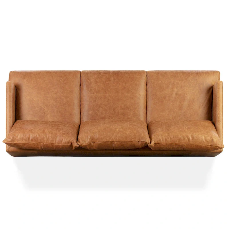 Poly & Bark Girona 88 Sofa - Full Grain Genuine Italian Leather
