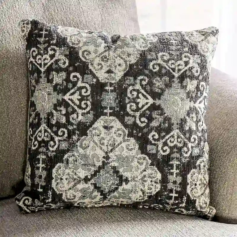 Frane Transitional Beige Chenille Upholstered T-Cushion Sofa by Furniture of America