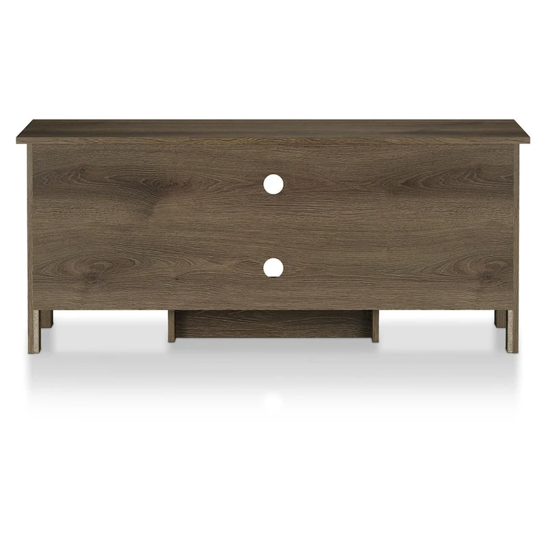 Rogan Transitional Distressed Walnut 48-inch 6-Shelf TV Console by Carbon Loft