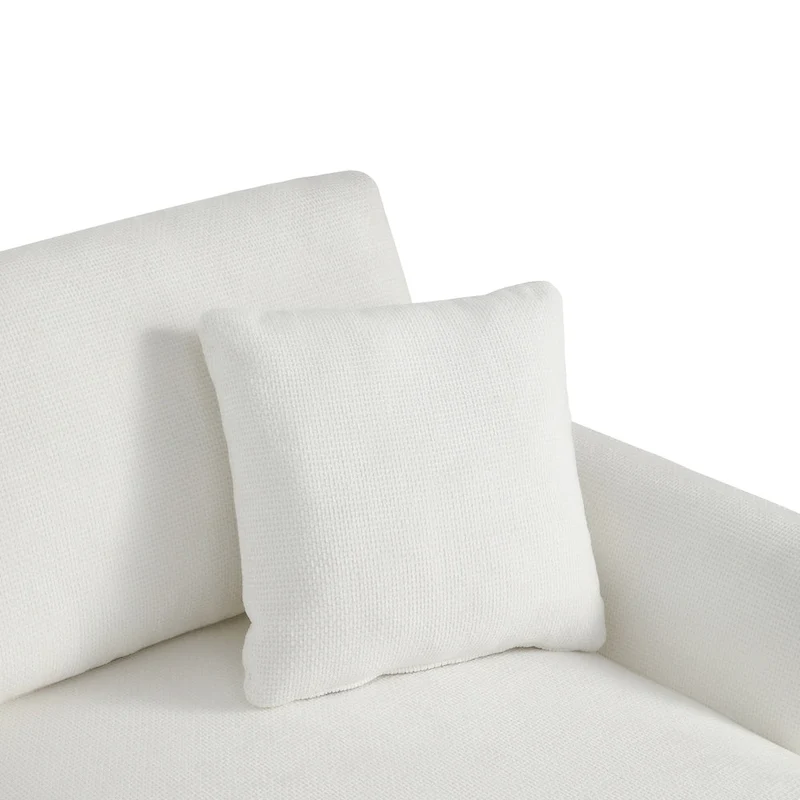 Rosita Modern L-shaped Sectional Sofa with Chaise Lounge by GDFStudio