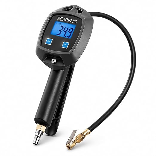 SEAPENG BW-L01 digital tire pressure gauge with LCD display