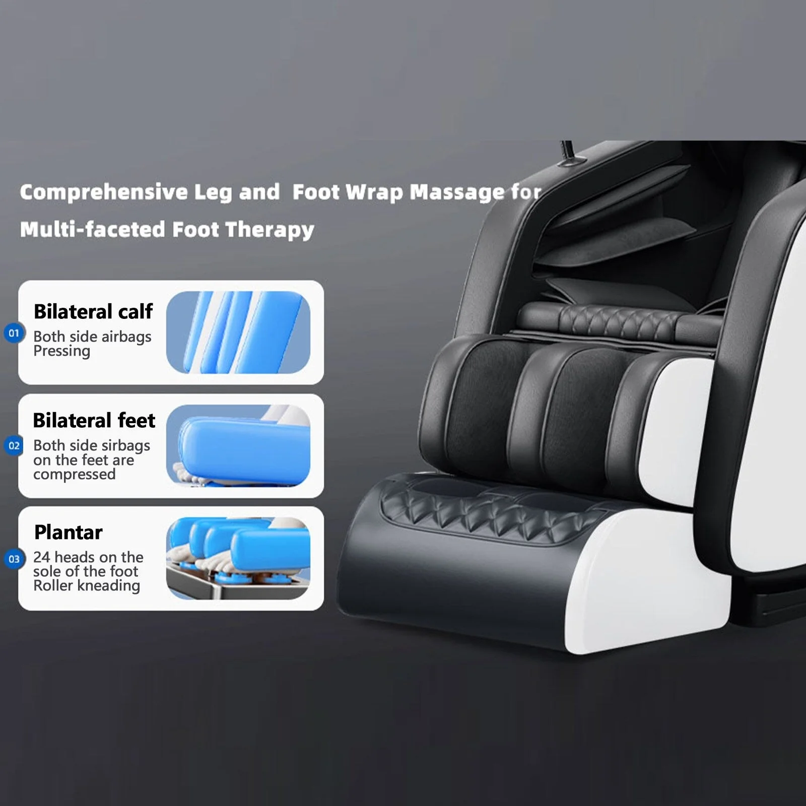 Zero Gravity Massage Recliner Chair with Full Body Massage, Heating, and Built-in Bluetooth Audio