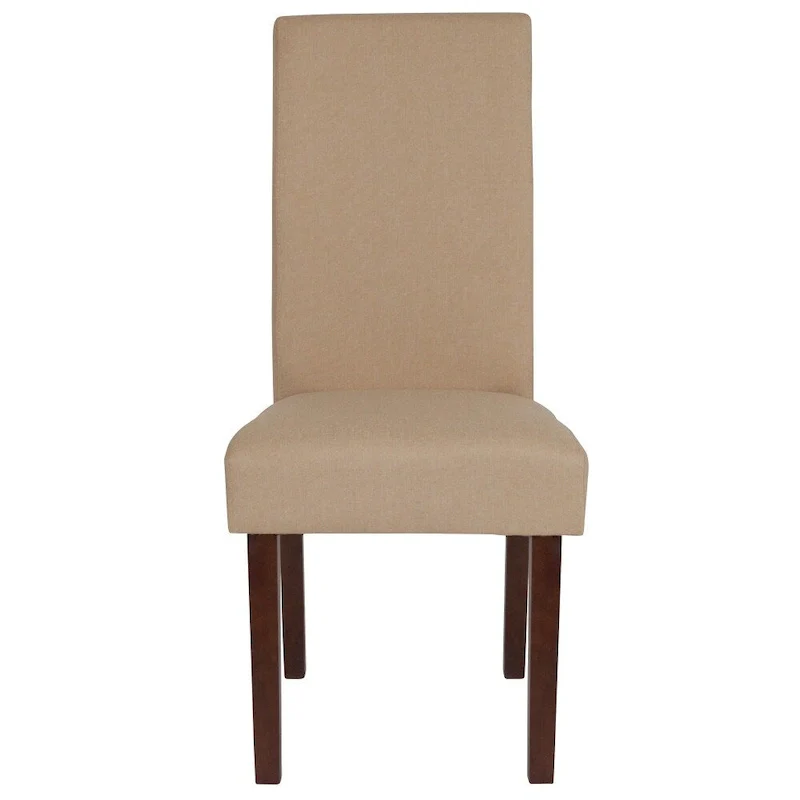 Tufted Parsons Chair with Side Panel Detail
