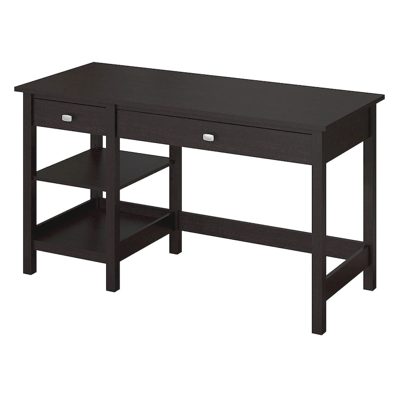 Broadview 54W Computer Desk with Shelves by Bush Furniture
