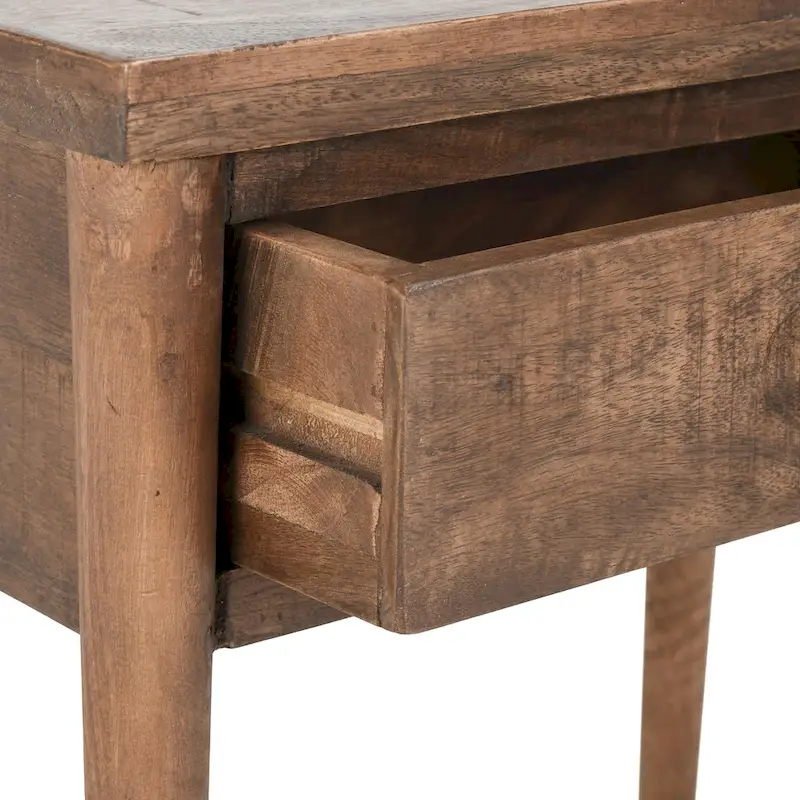 Ciaria 1-Drawer End Table Brown by Kosas Home