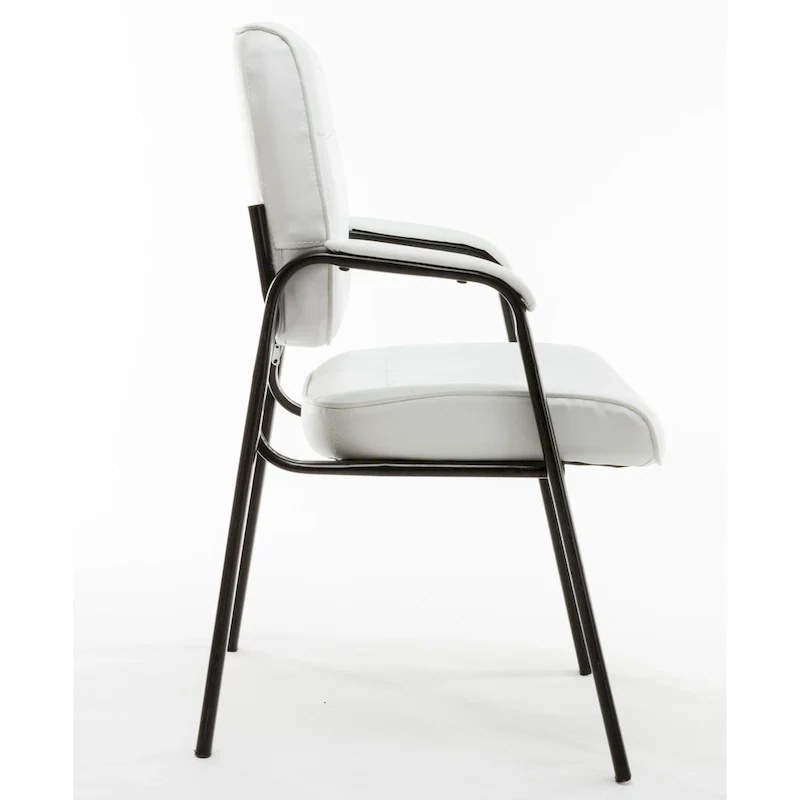 BTExpert Premium Leather Office Executive Waiting Room Guest/Reception Side Conference Chair