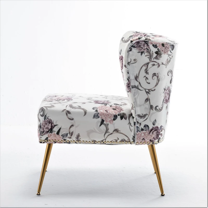 Friant 25W Microfiber Upholstered Slipper Chair