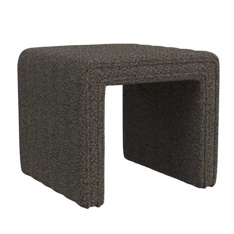 HomePop Modern Channel Ottoman