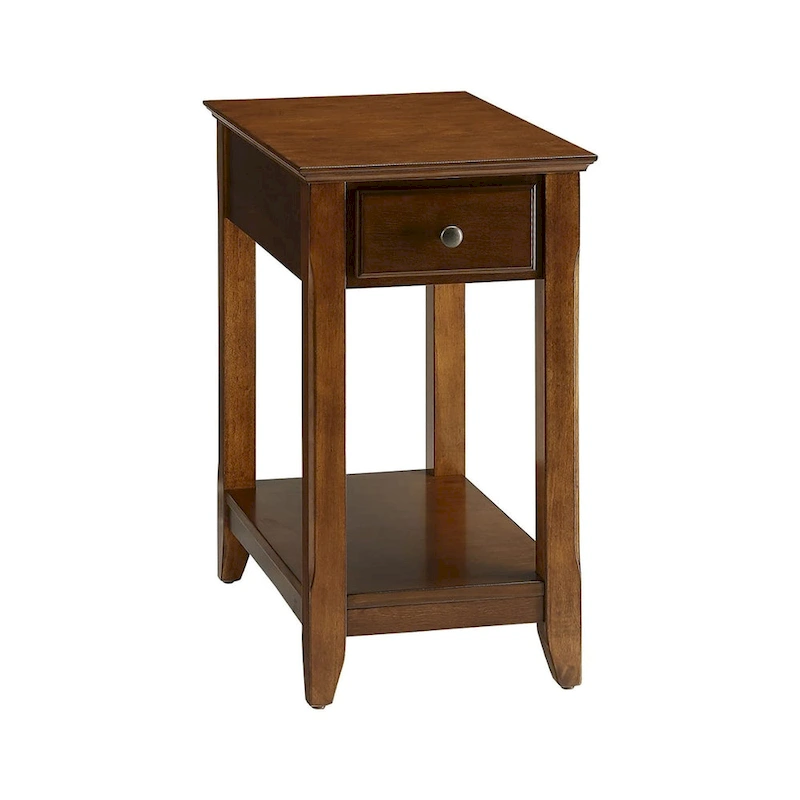 Wooden Side Table with 1 Drawer