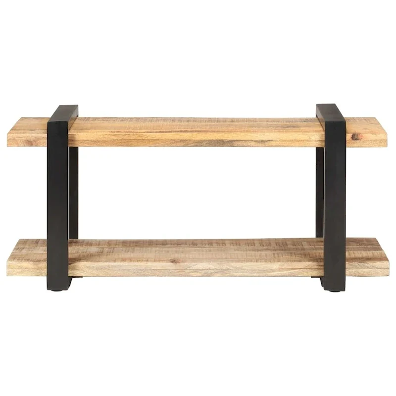TV Stand 35.4x15.7x15.7 Rough Mango Wood