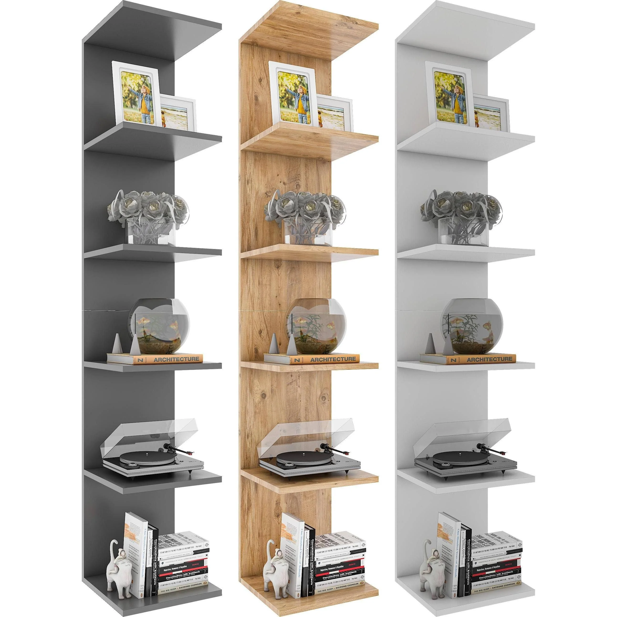 Home Product - Gris/Marron/Blanc